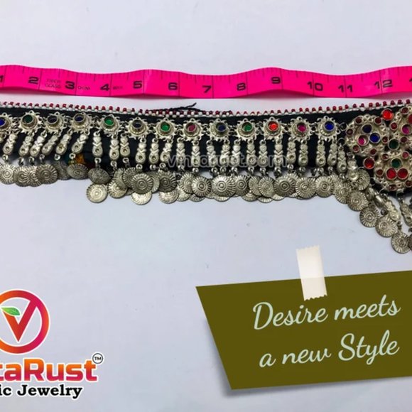 Afghan Kuchi Ring with Bells, Vintage Ring, Afghan Ring, Ethnic Ring - Picture 10 of 10